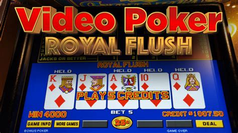 Royal Flush Party Video Poker Slot Grátis